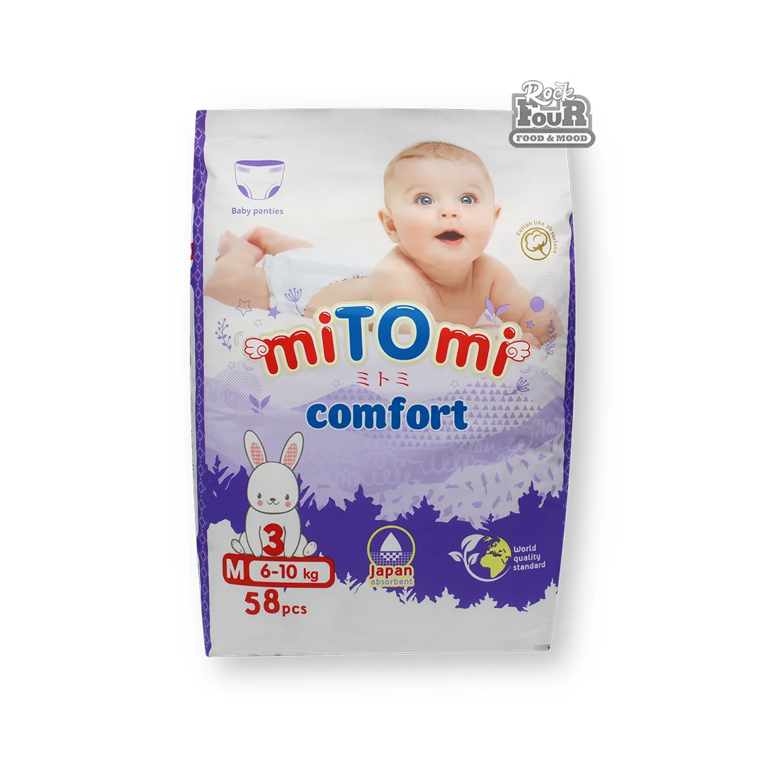 Մանկական տակդիր-վարտիք №3, 6-10կգ «Mitomi Comfort» 58h
